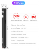 YOCAN : Yocan Ari Slim Mod Mixed Colours Display, 350 mAh