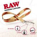 RAW : Raw lanyard with roach clip