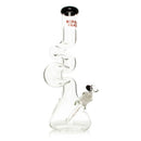 RED EYE GLASS : 16" Red Eye Glass 7mm Loop D-Loop Water Pipe