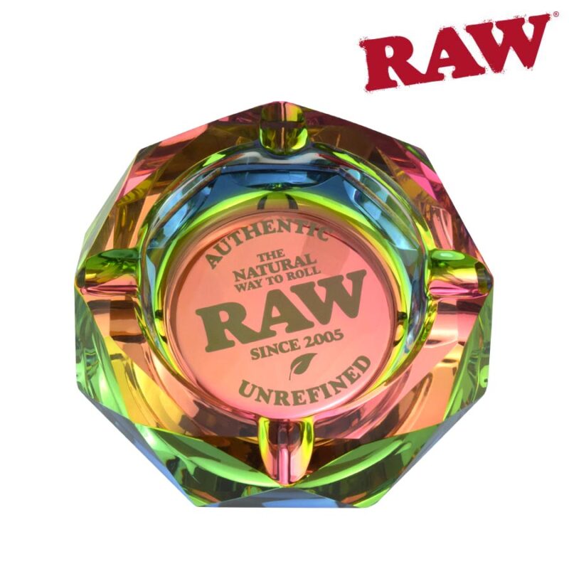 RAW : RAW RAINBOW GLASS ASHTRAY