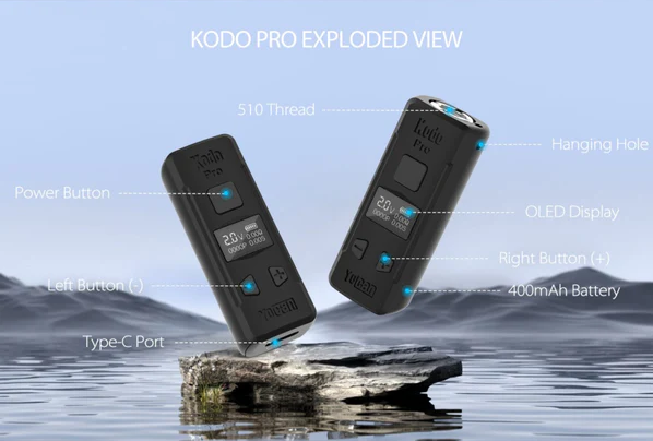 YOCAN : Yocan Kodo Pro CBD Mod Display