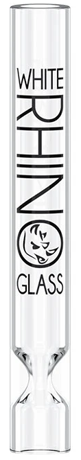 WHITE RHINO : White Rhino XL Glass Chillum