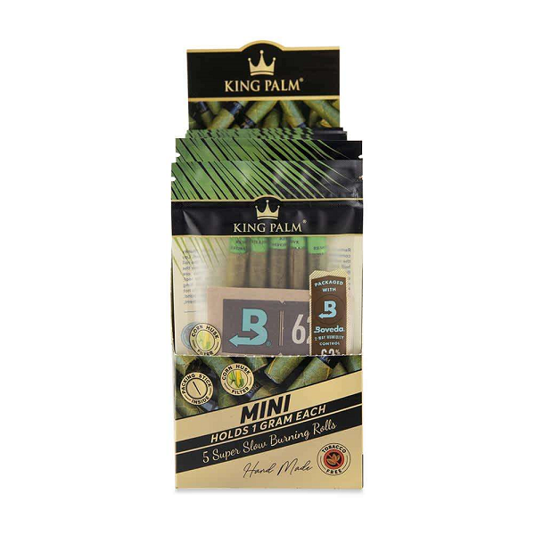 KING PLAM : King Palm Cones 5pk with Boveda Display, Mini
