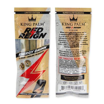 KING PALM : King Palm Cones 2pk Display, Mini, Red Reign