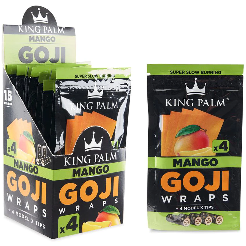 KING PALM : King Palm Goji Wraps 4pk, Mango