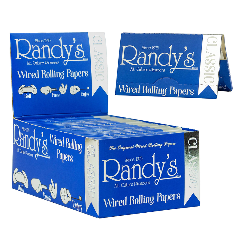 RANDY'S : Randy’s Classic Wired Silver Rolling Paper