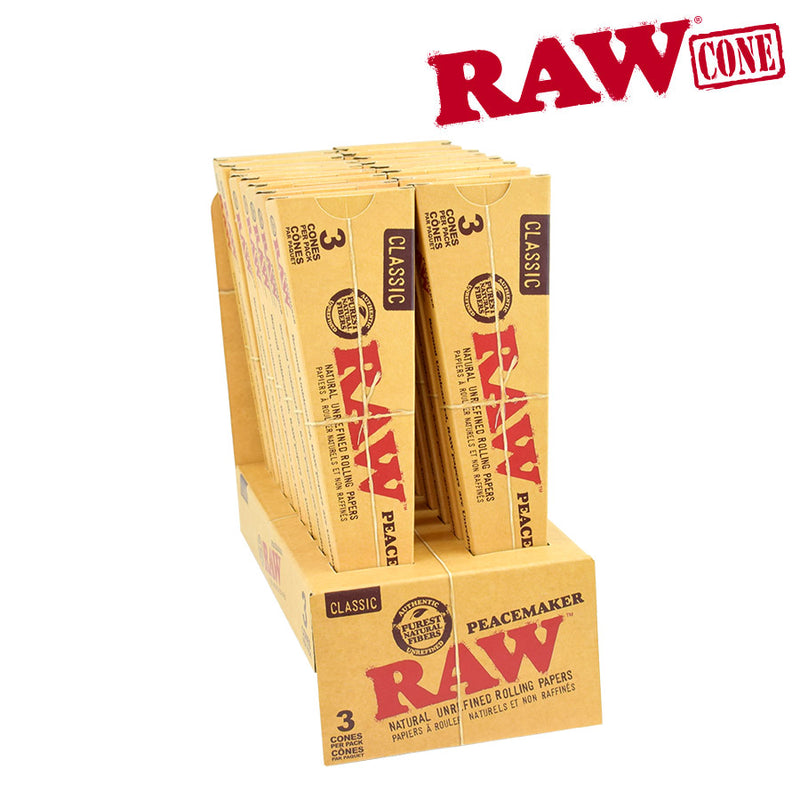 RAW : RAW CLASSIC PRE-ROLLED PEACEMAKER CONES