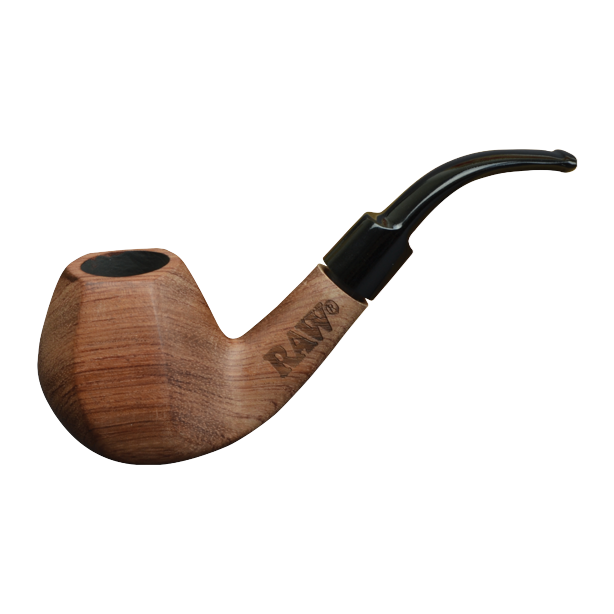 RAW: Raw Bubinga Wood Pipe