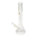 GEAR PREMIUM: 14" Beaker Tube (silver fumed and free-hand worked top)