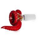 Red Eye Glass : 14mm Wig-Wag Cone Pull-Out W/Marble