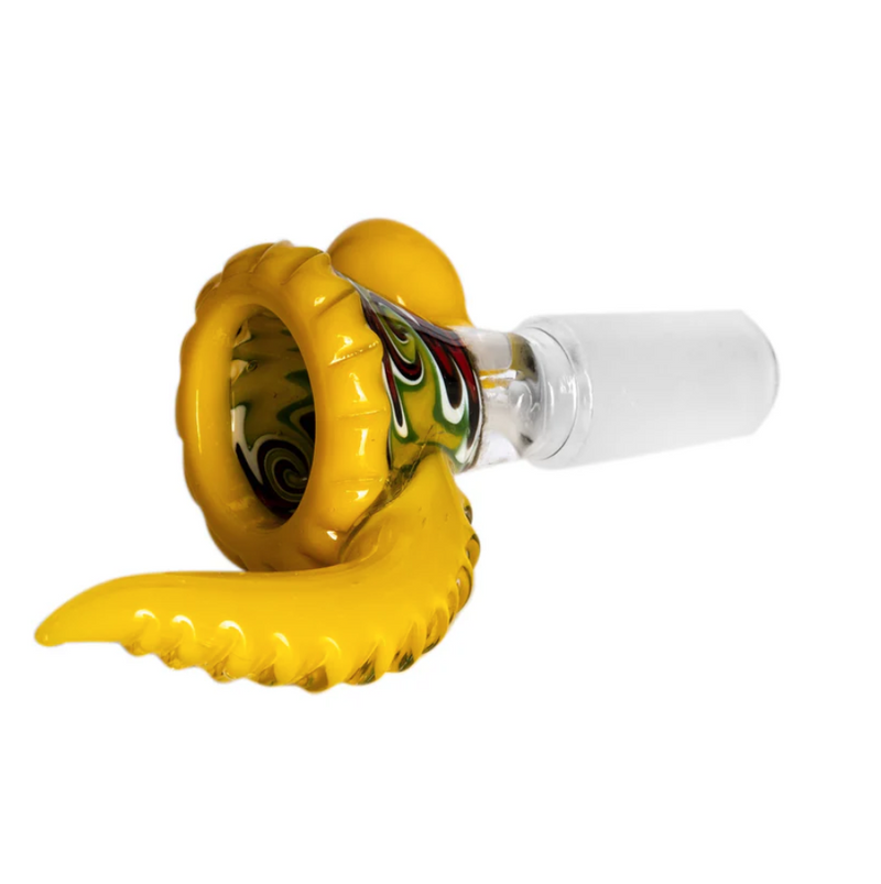 Red Eye Glass : 14mm Wig-Wag Cone Pull-Out W/Marble