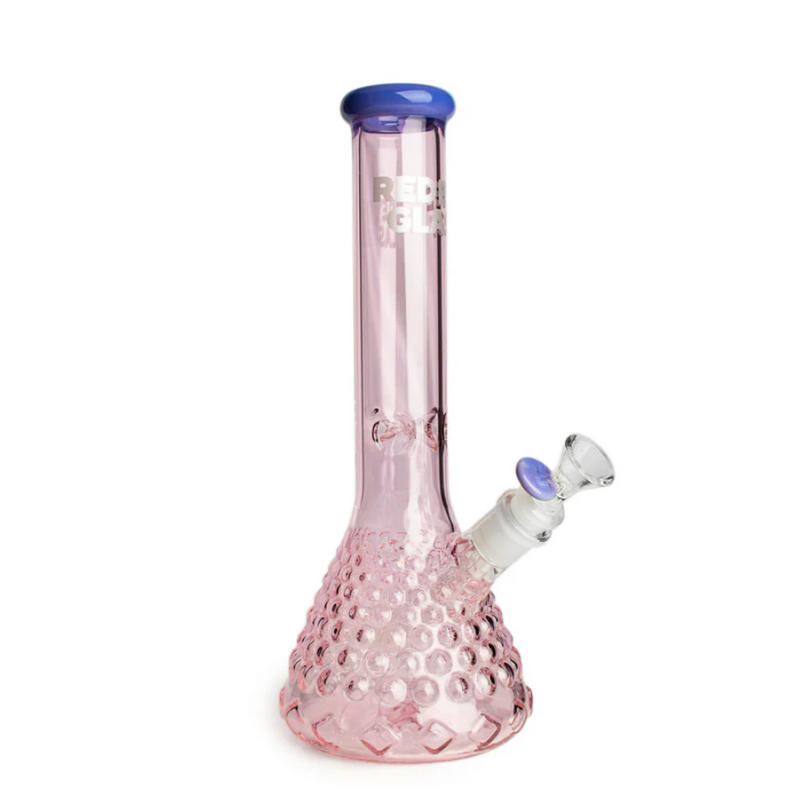 RED EYE GLASS : 12" Hermes Beaker Base Water Pipe