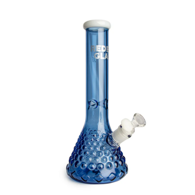 RED EYE GLASS : 12" Hermes Beaker Base Water Pipe