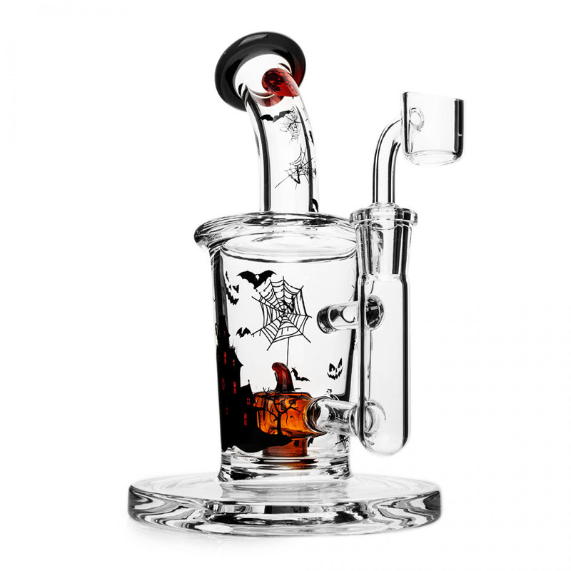 RED EYE GLASS : 8" Pumpkin Concentrate Rig