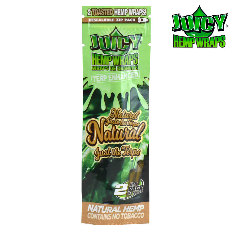 JUICY JAY : JUICY TERP ENHANCED HEMP WRAPS – NATURAL