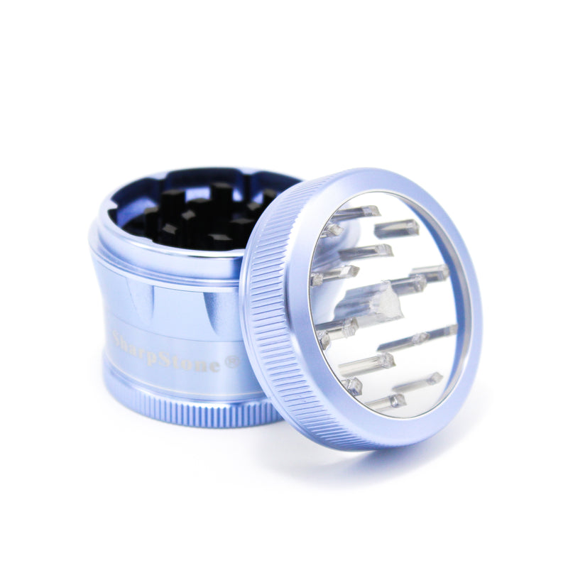 SHARPSTONE: V2 CLEAR TOP 4 PIECE GRINDER – 2.2”