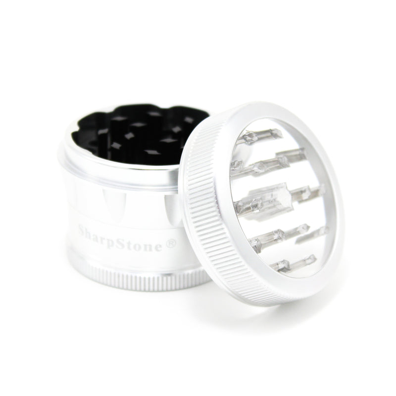 SHARPSTONE: V2 CLEAR TOP 4 PIECE GRINDER – 2.2”