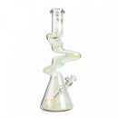 RED EYE TEK: 13" Metallic Terminator Finish 3-Arm Zag Beaker Tube