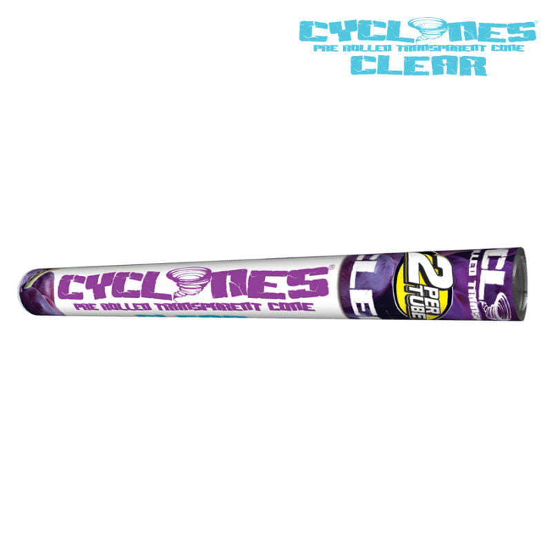 CYCLONES CLEAR CONES 2X GRAPE