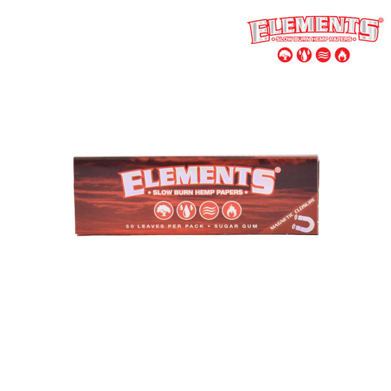 Elements Red 1 1/4 Rolling Papers