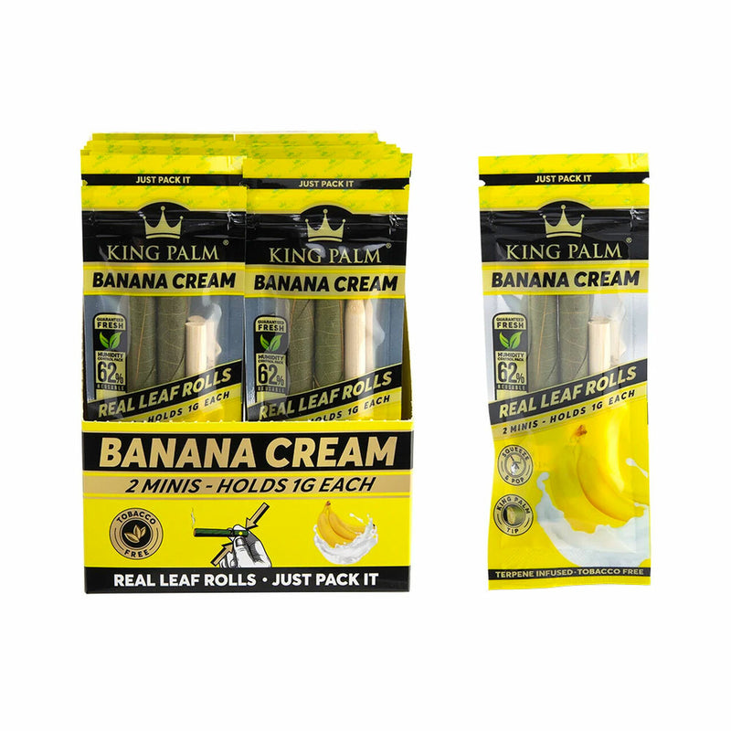 King Palm: Banana Cream (minis holds 1 gram each)