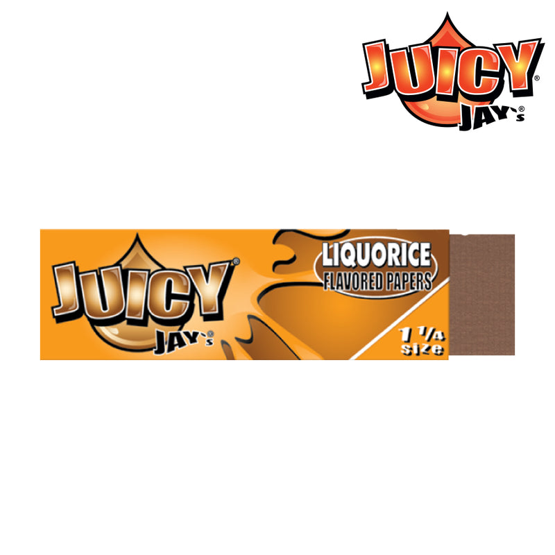 JUICY JAY’S 1¼ – LIQUORICE Rolling Paper