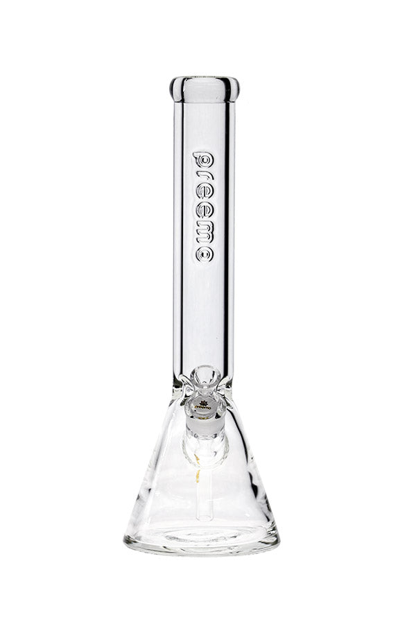 PREEMO: 9mm 16 inch Clear Embossed Logo Beaker