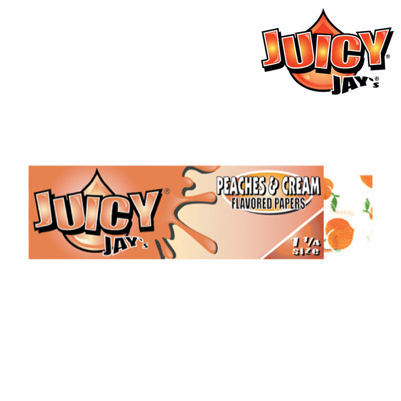 JUICY JAY’S 1¼ – PEACHES & CREAM Rolling Papers