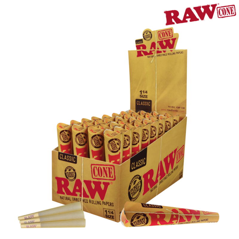 RAW PRE-ROLLED CONE 1¼ – 6/PACK