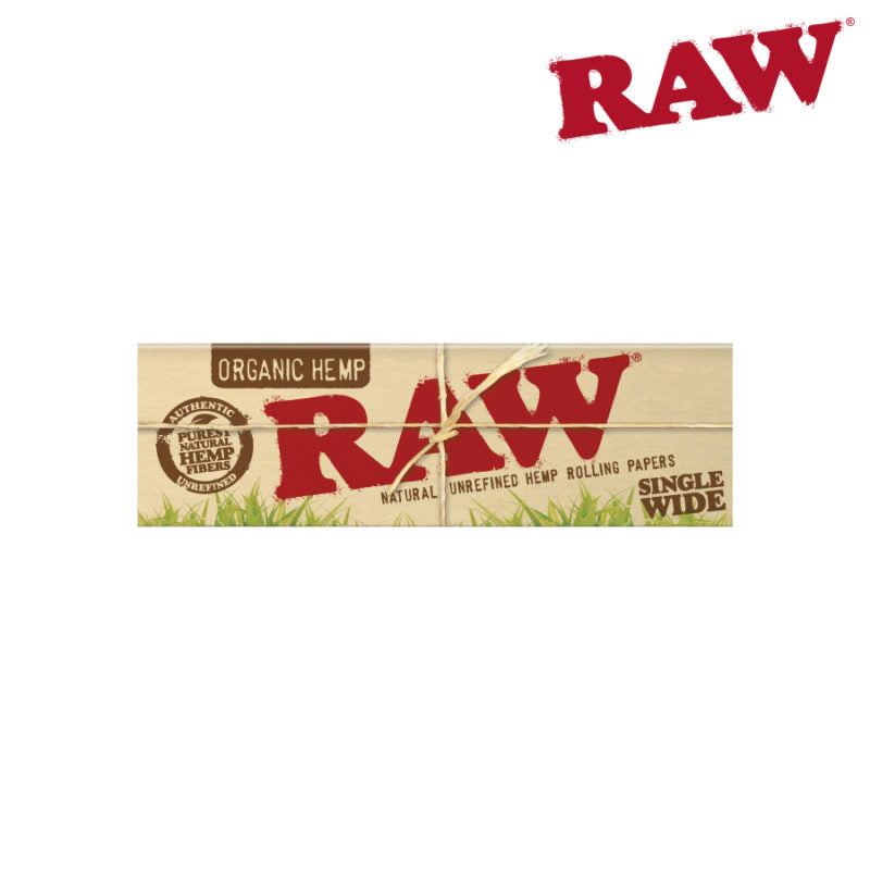 RAW ORGANIC HEMP SW SINGLE WINDOW Rolling Papers