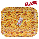 RAW FRENCH FRIES ROLLING TRAY LARGE
