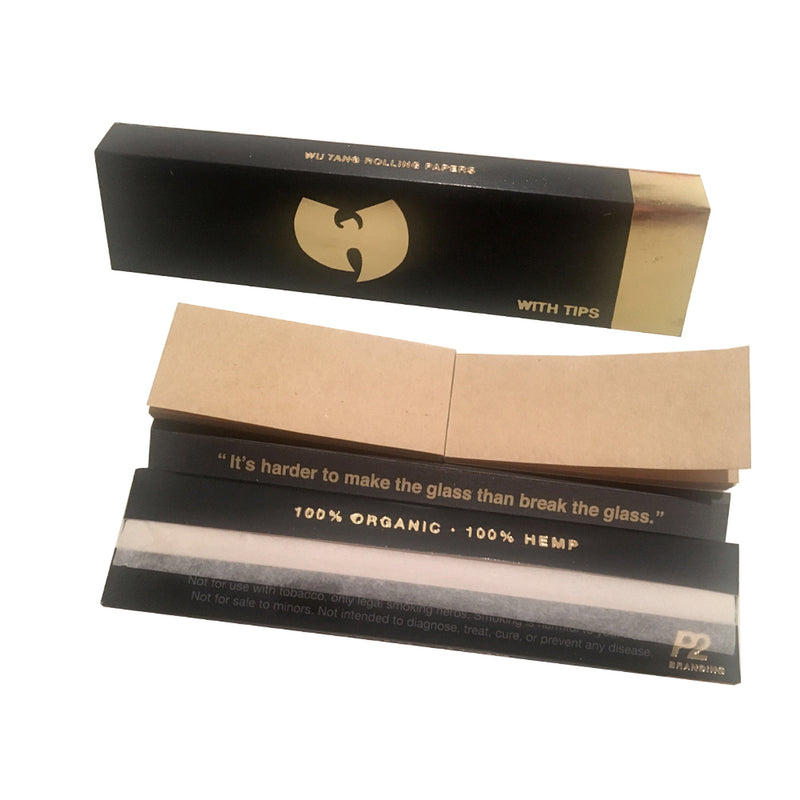 WUTANG: Wu-Tang King Size Slim Rolling Papers with Tips