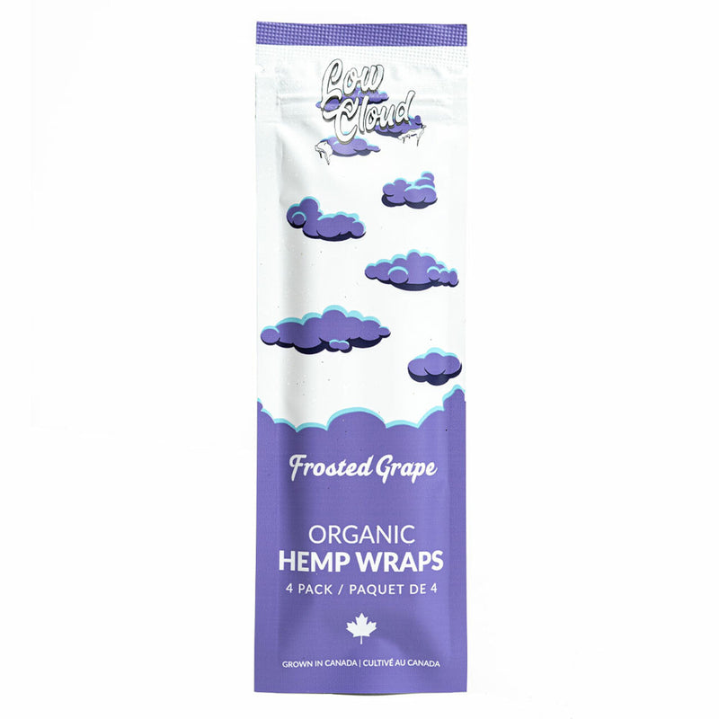 Low Cloud Organic Hemp Wraps - Frosted Grape