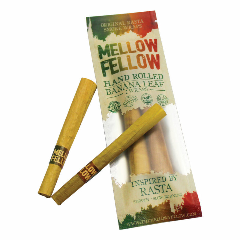 Mellow Fellow Hand Rolled Wraps - Banana Leaf - 2 per Pack