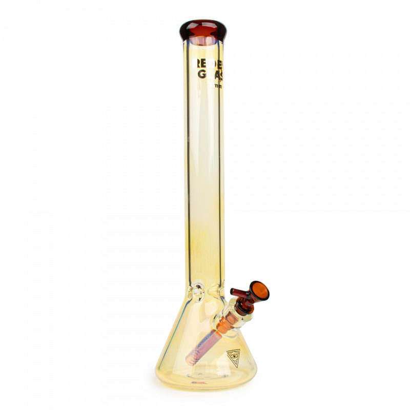 RED EYE GLASS: 18" 7mm Thick Colour Changing Beaker Tube REG046A