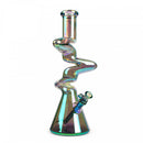RED EYE TEK: 13" Metallic Terminator Finish 3-Arm Zag Beaker Tube K3132-1