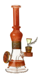 CHEECH : 9” CHEECH FULL COLORED RIG WITH SANDBLASTED SECTIONS