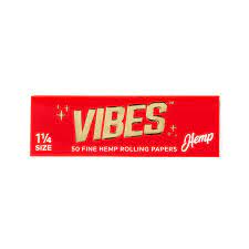 VIBES ROLLING PAPERS - 1.25" HEMP