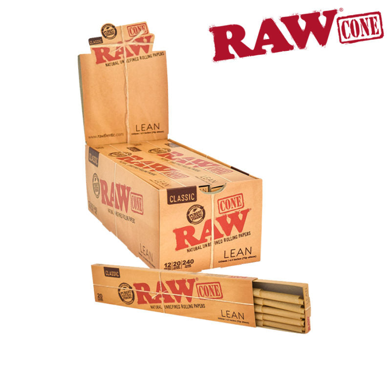 RAW: RAW PRE-ROLLED CONES LEAN (sold individually)