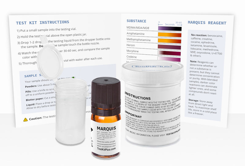 TEST KIT PLUS:  MDMA (Ecstasy/Molly) Test Kit