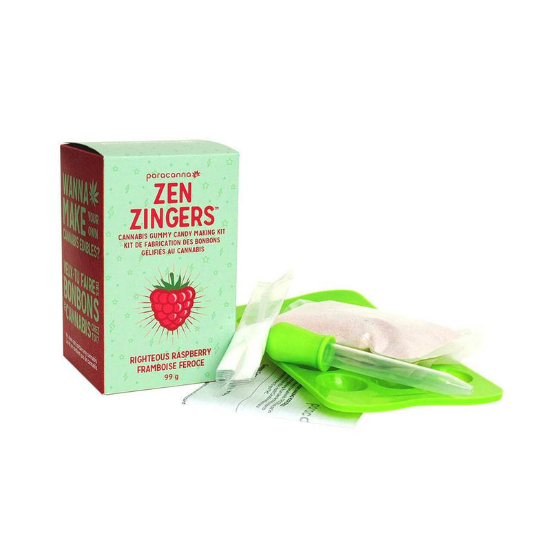 PARACANNA:  Zen Zingers - Cannabis Gummy Candy Making Kit - Righteous Raspberry