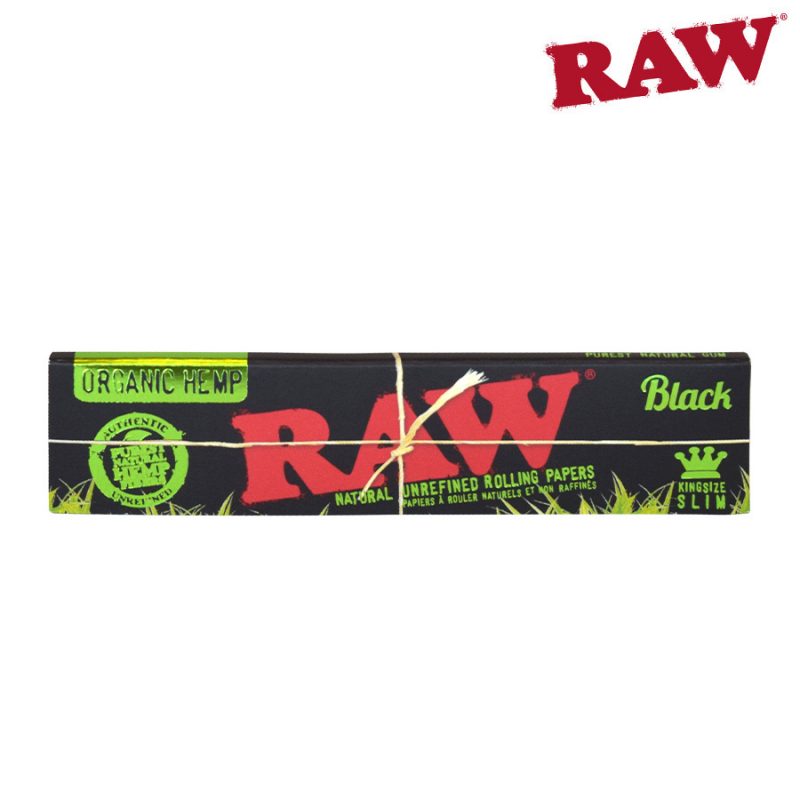 RAW: RAW BLACK ORGANIC KINGSIZE SLIM
