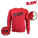 RAW: RPxRAW CREW NECK “CORE RED” SWEATSHIRT