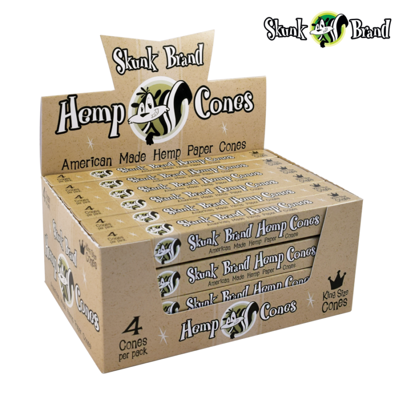 SKUNK BRAND: SKUNK KING SIZE HEMP CONES