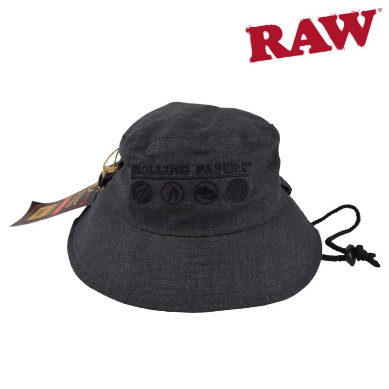 RAW: Rolling Papers X RAW Smokerman's Hat – Grey